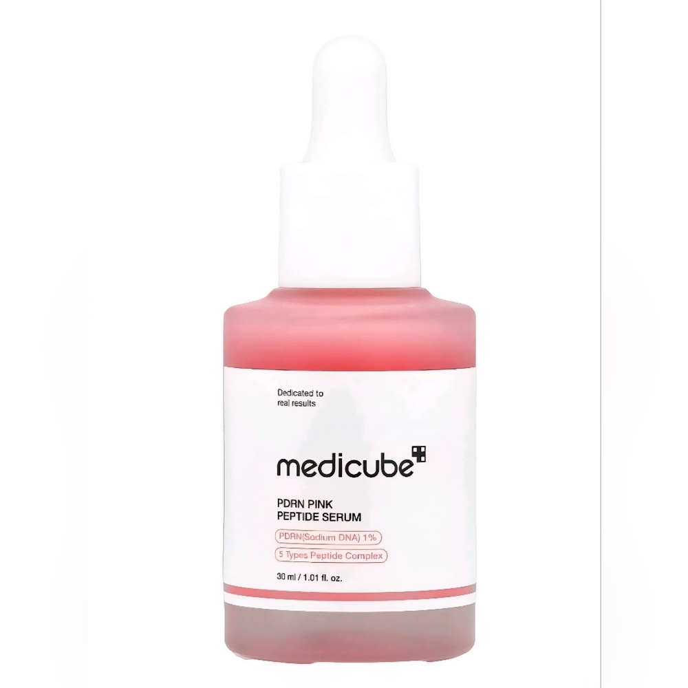 PDRN Pink Peptide Serum MEDICUBE Plus 2 PDRN Pink COLLAGEN GEL Sheet MASK